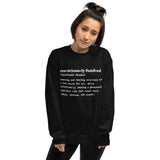 Consciously Funded Definition Unisex Sweatshirt