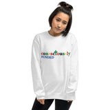 Consciously Funded Color Logo Unisex Sweatshirt