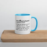 Consciously Funded Definition Mug with Color Inside