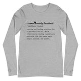 Consciously Funded Definition Unisex Long Sleeve Tee