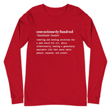 Consciously Funded Definition Unisex Long Sleeve Tee