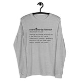 Consciously Funded Definition Unisex Long Sleeve Tee