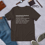 Consciously Funded Definition Short-Sleeve Unisex T-Shirt