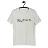 Consciously Funded Color Logo Short-Sleeve Unisex T-Shirt