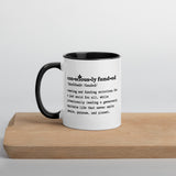 Consciously Funded Definition Mug with Color Inside