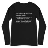 Consciously Funded Definition Unisex Long Sleeve Tee