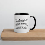 Consciously Funded Definition Mug with Color Inside