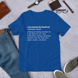 Consciously Funded Definition Short-Sleeve Unisex T-Shirt