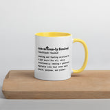 Consciously Funded Definition Mug with Color Inside