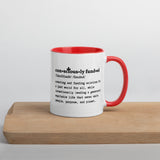 Consciously Funded Definition Mug with Color Inside